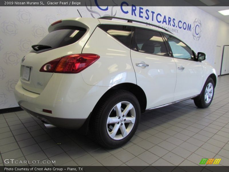 Glacier Pearl / Beige 2009 Nissan Murano SL