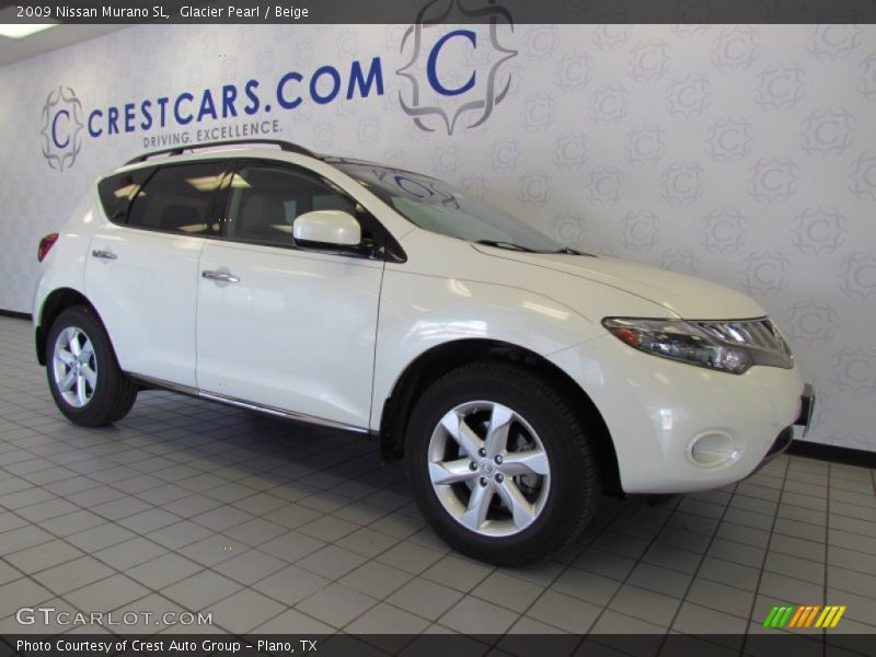 Glacier Pearl / Beige 2009 Nissan Murano SL