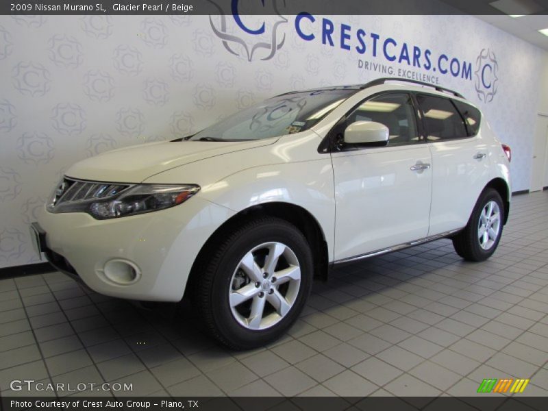 Glacier Pearl / Beige 2009 Nissan Murano SL