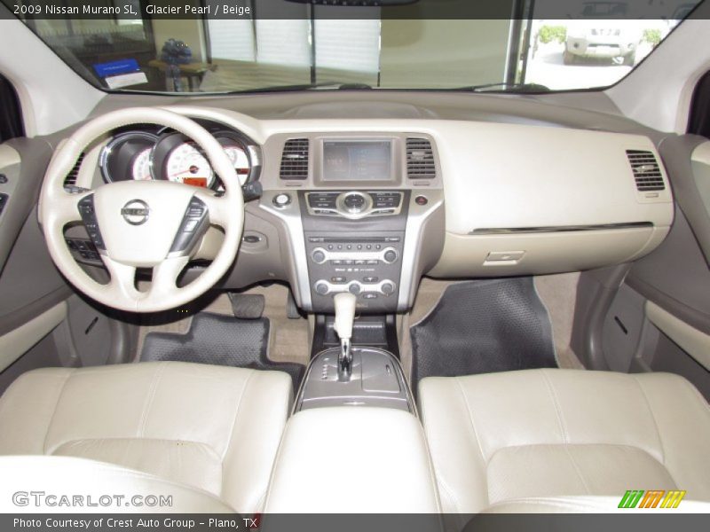 Glacier Pearl / Beige 2009 Nissan Murano SL