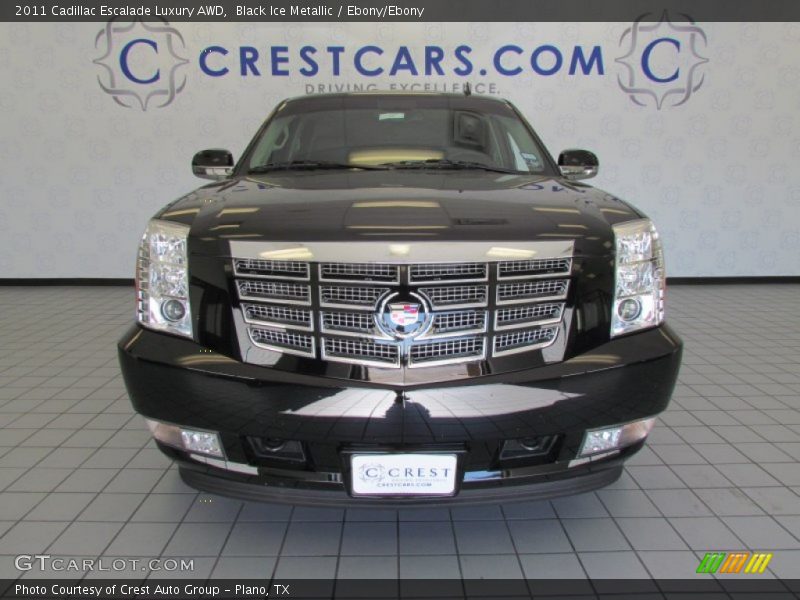 Black Ice Metallic / Ebony/Ebony 2011 Cadillac Escalade Luxury AWD