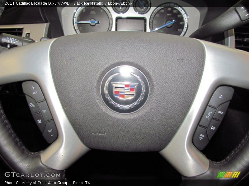 Black Ice Metallic / Ebony/Ebony 2011 Cadillac Escalade Luxury AWD
