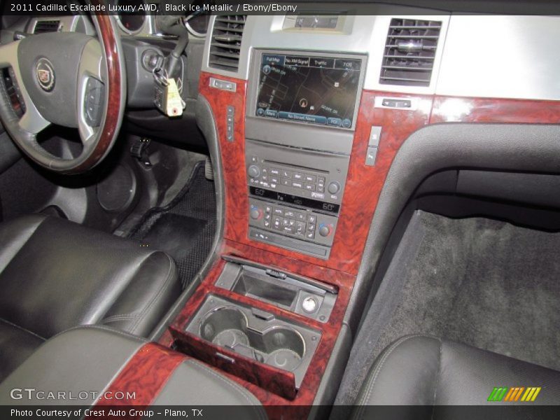 Black Ice Metallic / Ebony/Ebony 2011 Cadillac Escalade Luxury AWD