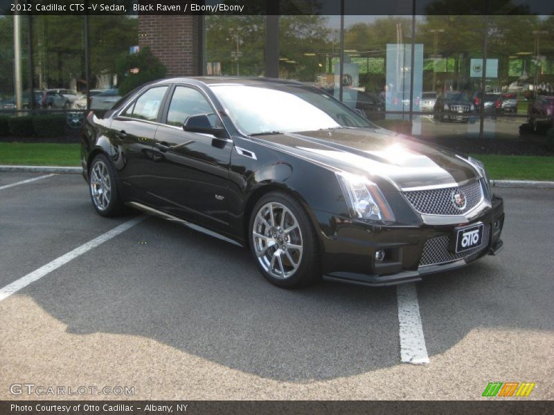 Black Raven / Ebony/Ebony 2012 Cadillac CTS -V Sedan
