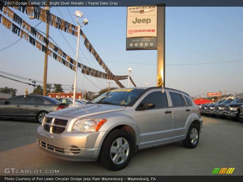 Bright Silver Metallic / Pastel Slate Gray 2007 Dodge Caliber SE