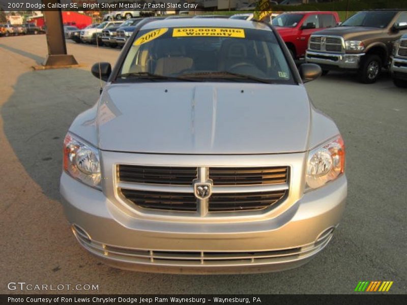 Bright Silver Metallic / Pastel Slate Gray 2007 Dodge Caliber SE