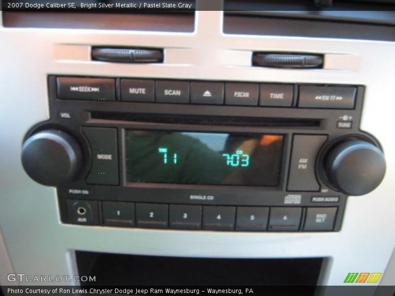 Audio System of 2007 Caliber SE