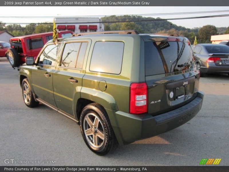 Jeep Green Metallic / Dark Slate Gray/Medium Slate Gray 2009 Jeep Patriot Sport 4x4