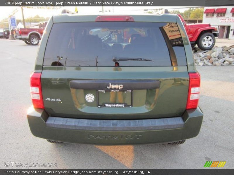 Jeep Green Metallic / Dark Slate Gray/Medium Slate Gray 2009 Jeep Patriot Sport 4x4