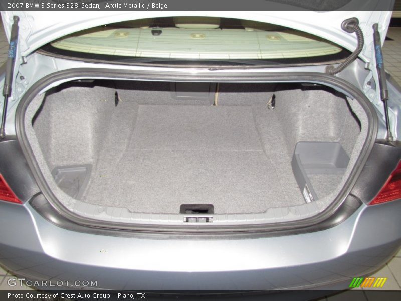 Arctic Metallic / Beige 2007 BMW 3 Series 328i Sedan