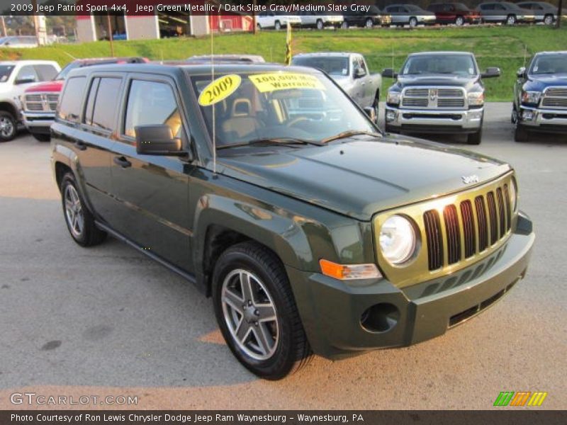 Jeep Green Metallic / Dark Slate Gray/Medium Slate Gray 2009 Jeep Patriot Sport 4x4