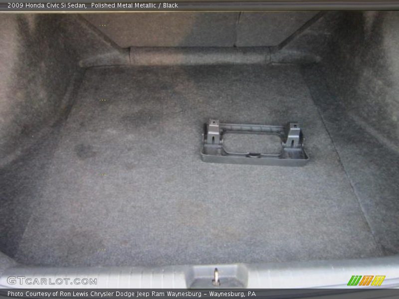 Polished Metal Metallic / Black 2009 Honda Civic Si Sedan