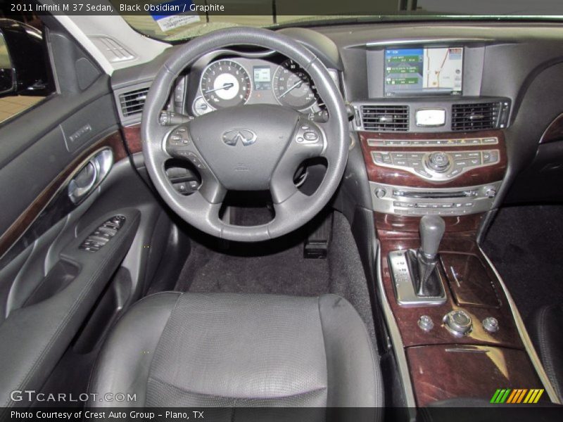 Black Obsidian / Graphite 2011 Infiniti M 37 Sedan