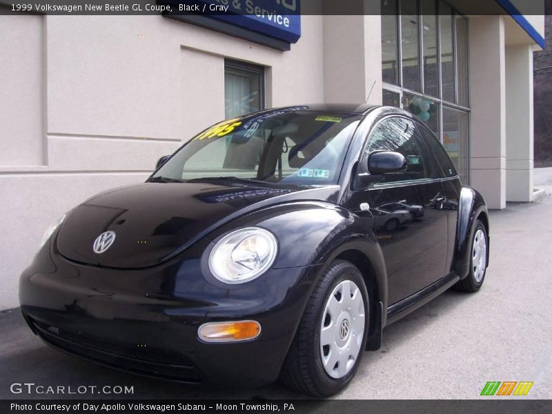 Black / Gray 1999 Volkswagen New Beetle GL Coupe