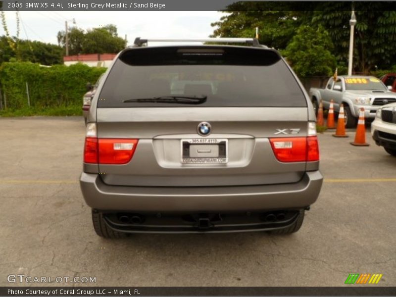 Sterling Grey Metallic / Sand Beige 2005 BMW X5 4.4i