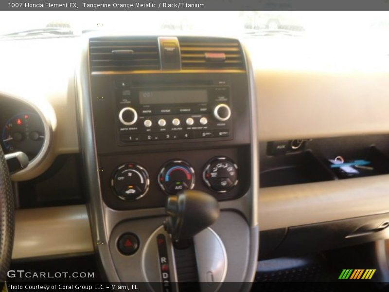 Tangerine Orange Metallic / Black/Titanium 2007 Honda Element EX