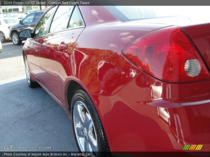 Crimson Red / Light Taupe 2006 Pontiac G6 GT Sedan