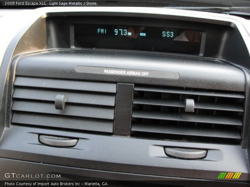 Light Sage Metallic / Stone 2008 Ford Escape XLS