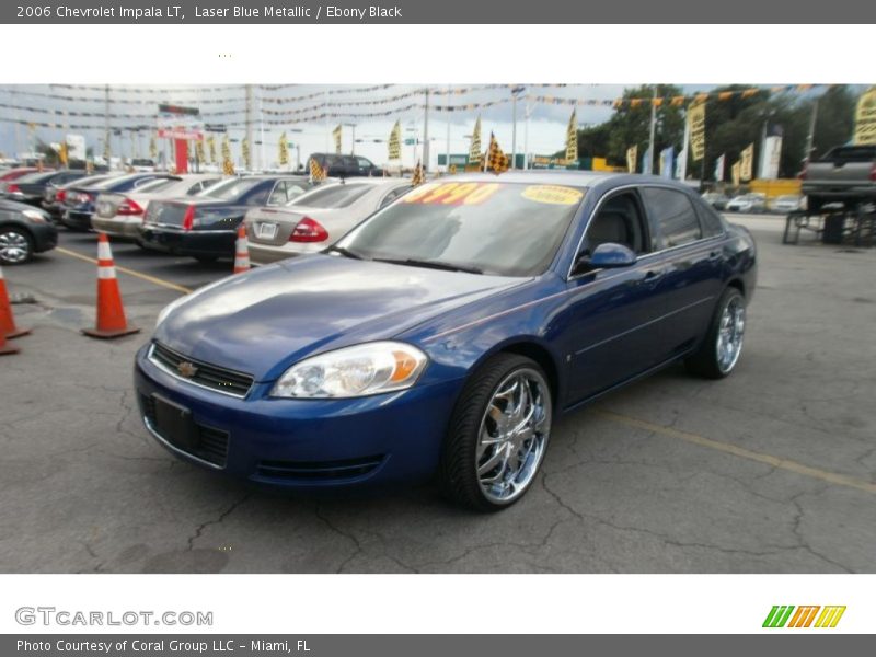 Laser Blue Metallic / Ebony Black 2006 Chevrolet Impala LT