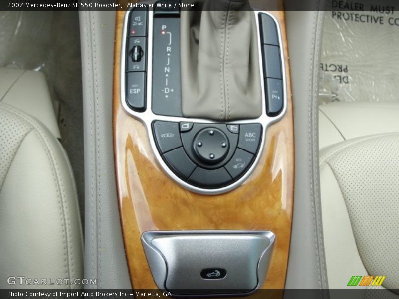 Alabaster White / Stone 2007 Mercedes-Benz SL 550 Roadster