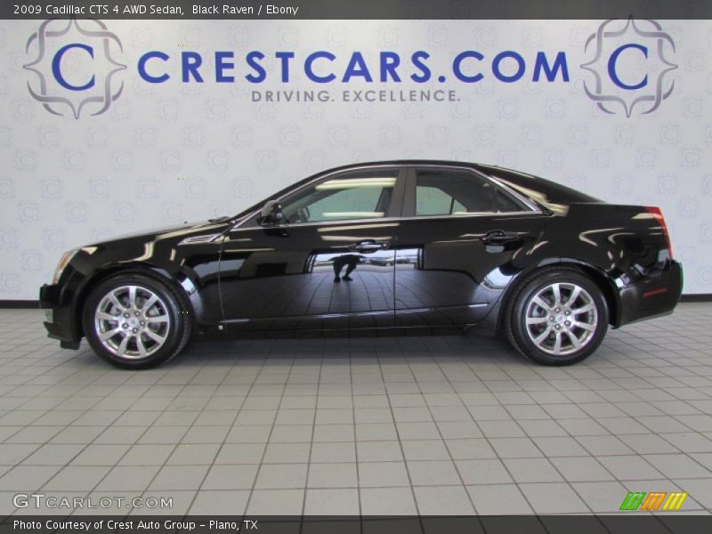 Black Raven / Ebony 2009 Cadillac CTS 4 AWD Sedan