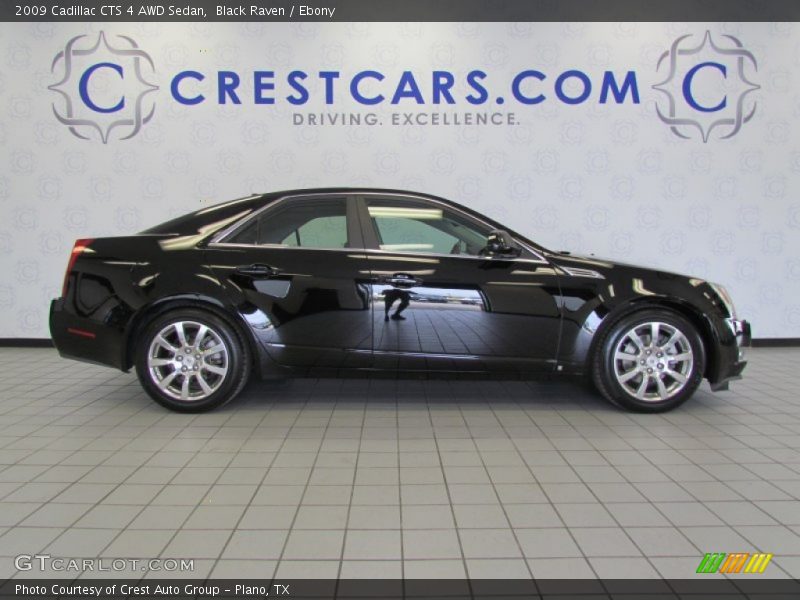 Black Raven / Ebony 2009 Cadillac CTS 4 AWD Sedan