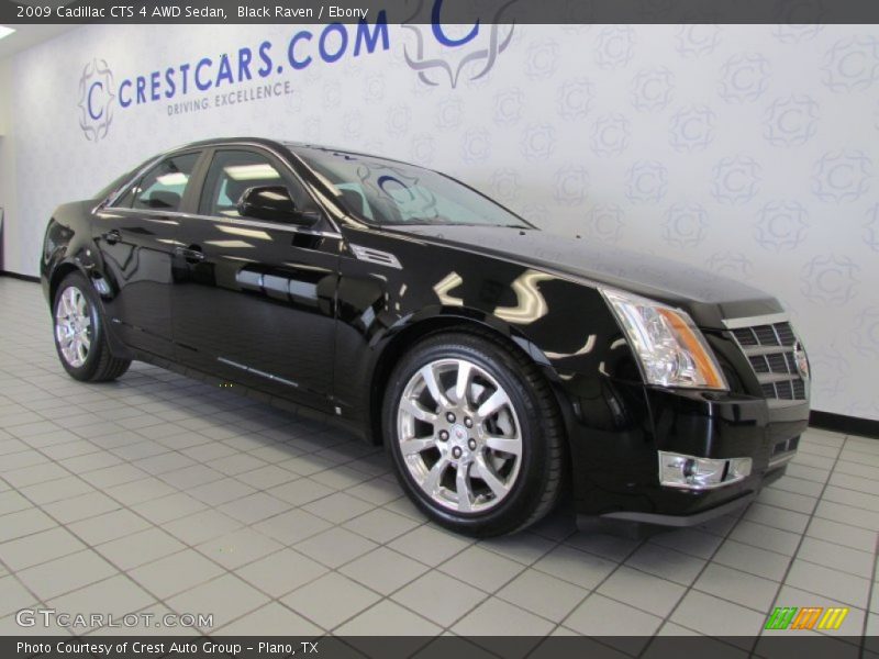 Black Raven / Ebony 2009 Cadillac CTS 4 AWD Sedan