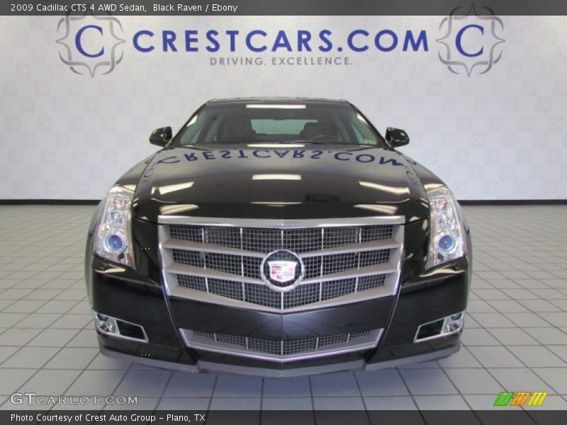 Black Raven / Ebony 2009 Cadillac CTS 4 AWD Sedan