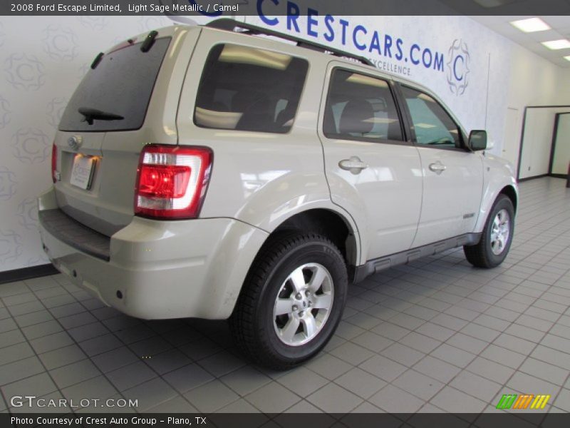 Light Sage Metallic / Camel 2008 Ford Escape Limited
