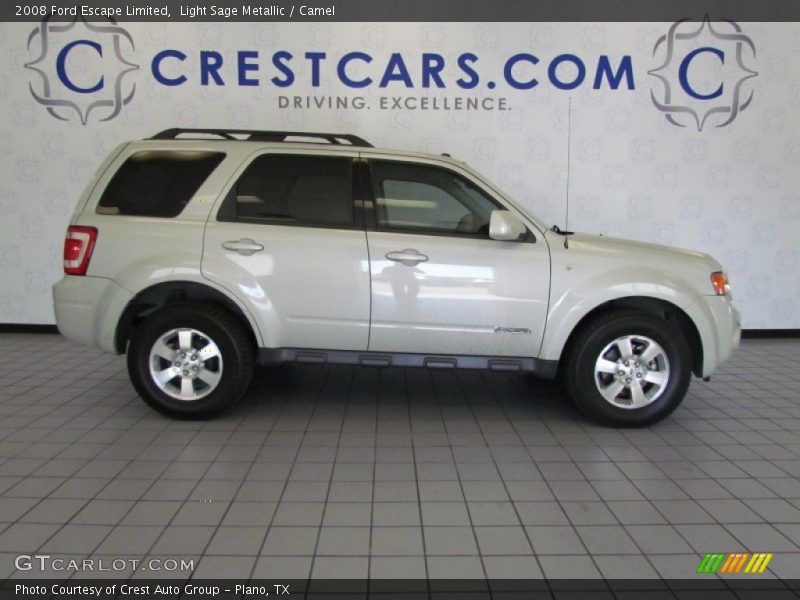 Light Sage Metallic / Camel 2008 Ford Escape Limited