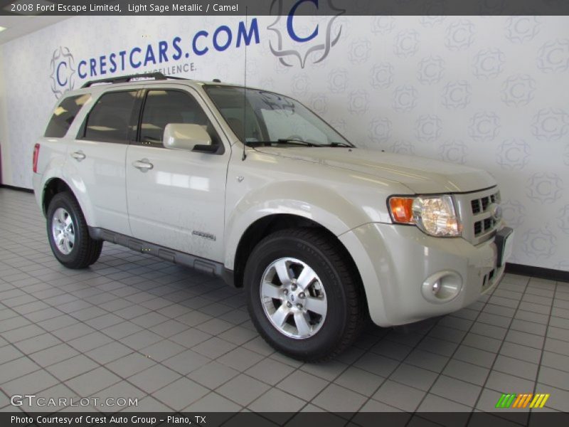 Light Sage Metallic / Camel 2008 Ford Escape Limited