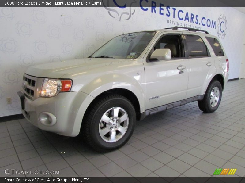 Light Sage Metallic / Camel 2008 Ford Escape Limited