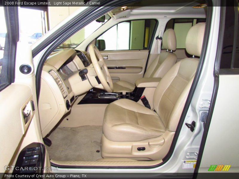 Light Sage Metallic / Camel 2008 Ford Escape Limited