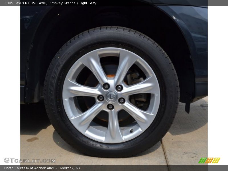 Smokey Granite / Light Gray 2009 Lexus RX 350 AWD