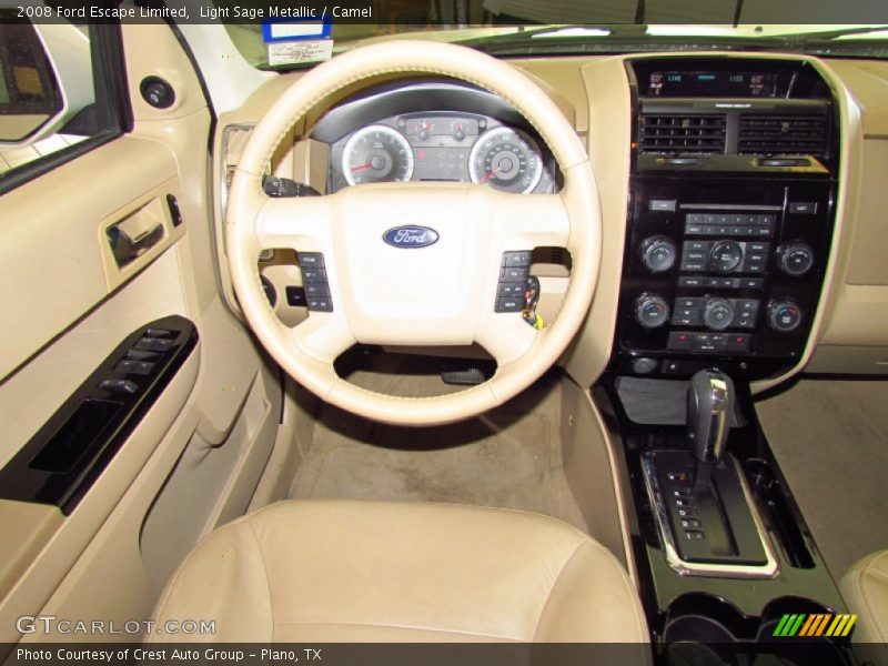 Light Sage Metallic / Camel 2008 Ford Escape Limited
