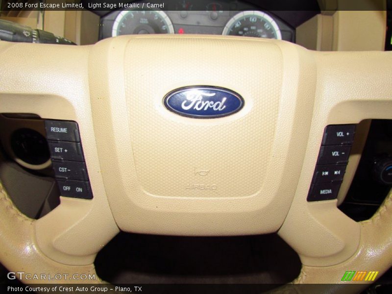 Light Sage Metallic / Camel 2008 Ford Escape Limited