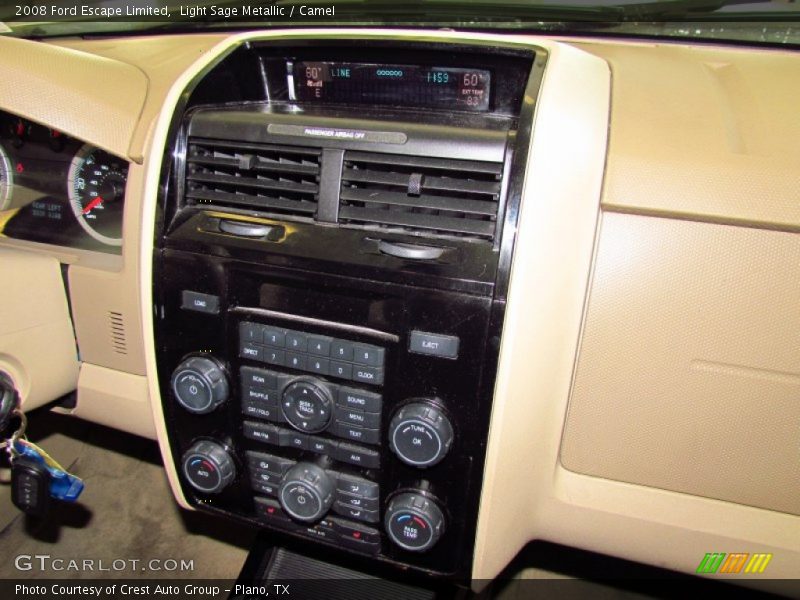 Light Sage Metallic / Camel 2008 Ford Escape Limited