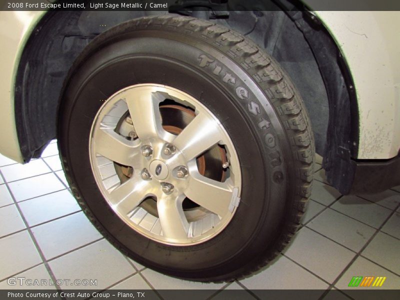 Light Sage Metallic / Camel 2008 Ford Escape Limited