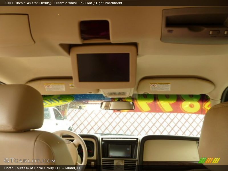 Ceramic White Tri-Coat / Light Parchment 2003 Lincoln Aviator Luxury
