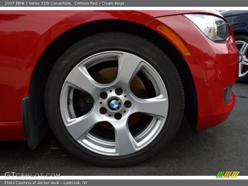 Crimson Red / Cream Beige 2007 BMW 3 Series 328i Convertible
