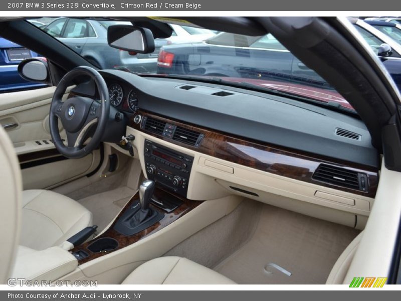 Crimson Red / Cream Beige 2007 BMW 3 Series 328i Convertible