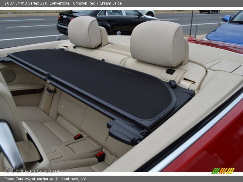 Crimson Red / Cream Beige 2007 BMW 3 Series 328i Convertible