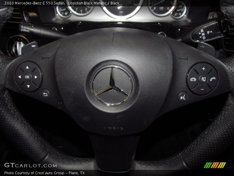 Obsidian Black Metallic / Black 2010 Mercedes-Benz E 550 Sedan