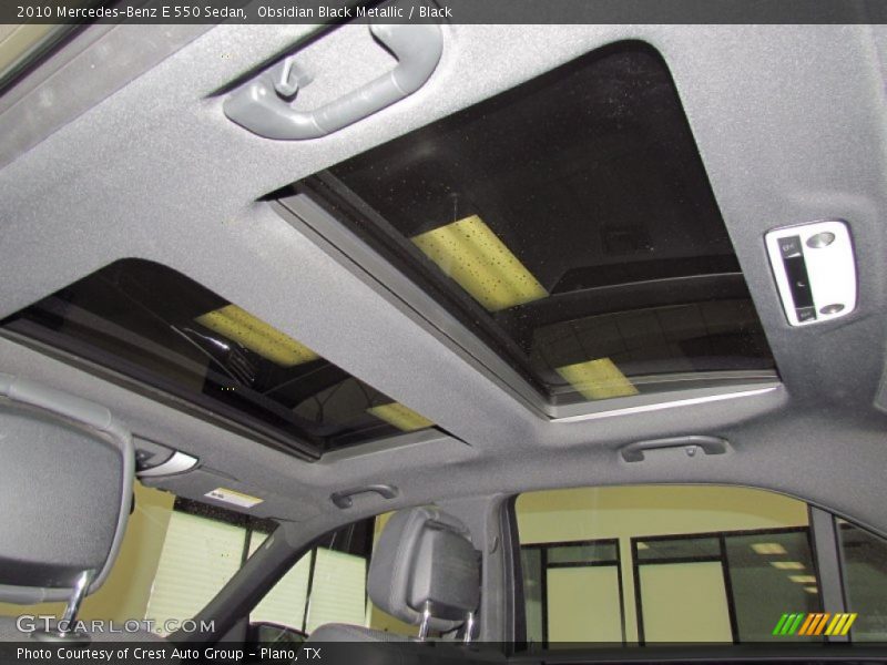 Obsidian Black Metallic / Black 2010 Mercedes-Benz E 550 Sedan