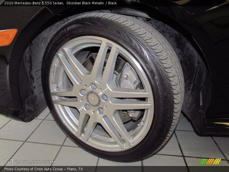 Obsidian Black Metallic / Black 2010 Mercedes-Benz E 550 Sedan