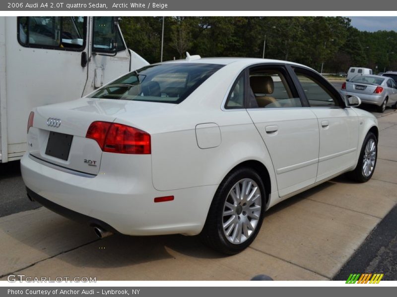 Arctic White / Beige 2006 Audi A4 2.0T quattro Sedan