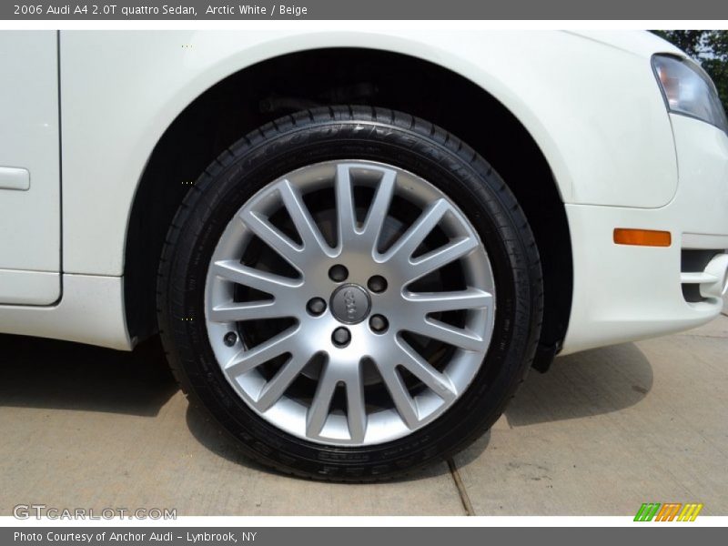 Arctic White / Beige 2006 Audi A4 2.0T quattro Sedan