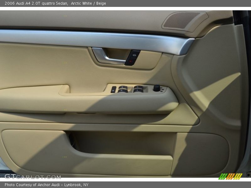 Arctic White / Beige 2006 Audi A4 2.0T quattro Sedan