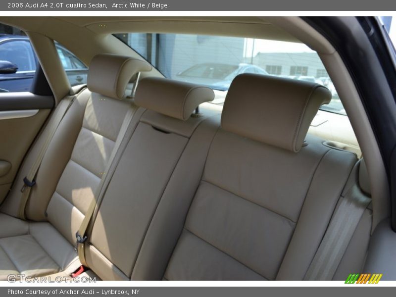 Arctic White / Beige 2006 Audi A4 2.0T quattro Sedan