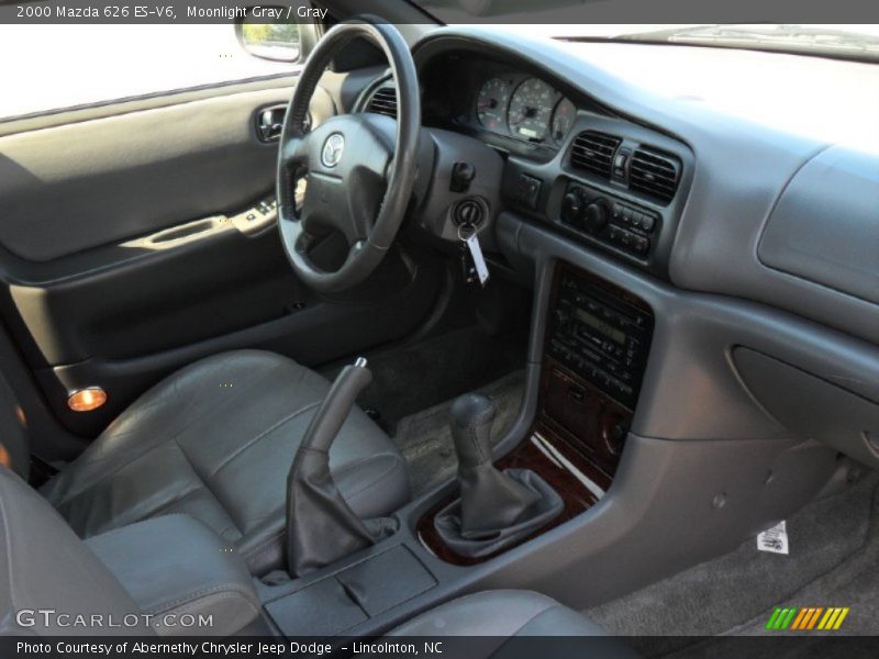 Moonlight Gray / Gray 2000 Mazda 626 ES-V6